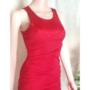 Armani Exchange Red BodyCon Dress